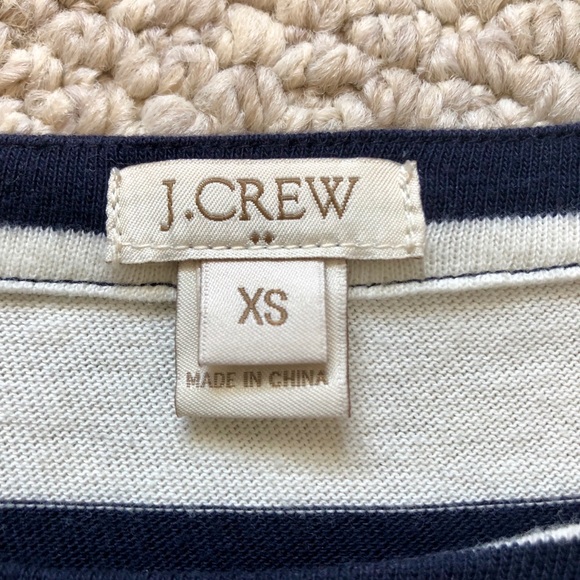 J. Crew Factory Navy/White Striped Dress - Picture 5 of 6